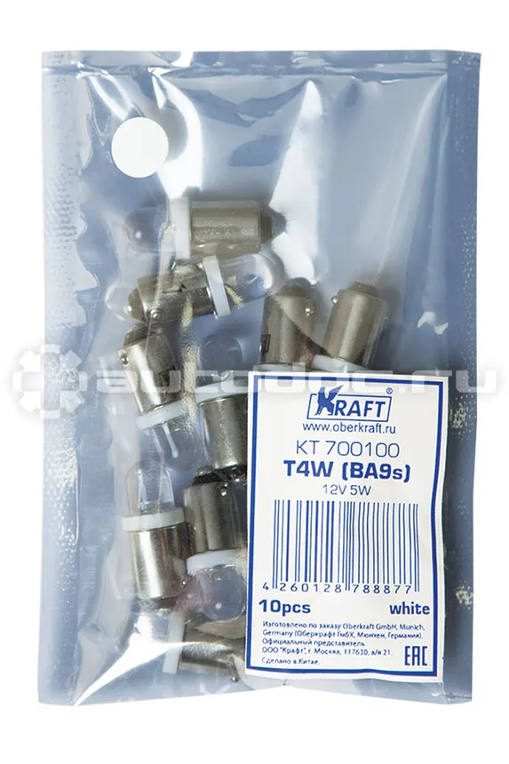KRAFT Лампа светодиодная T4W