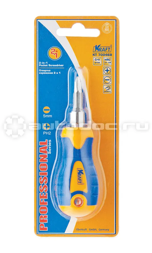 KRAFT 700468 Отвертка карманная