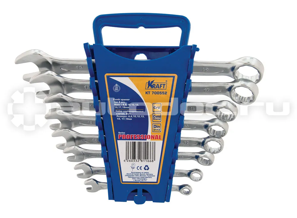 KRAFT KT-700552 Набор ключей комбинированных