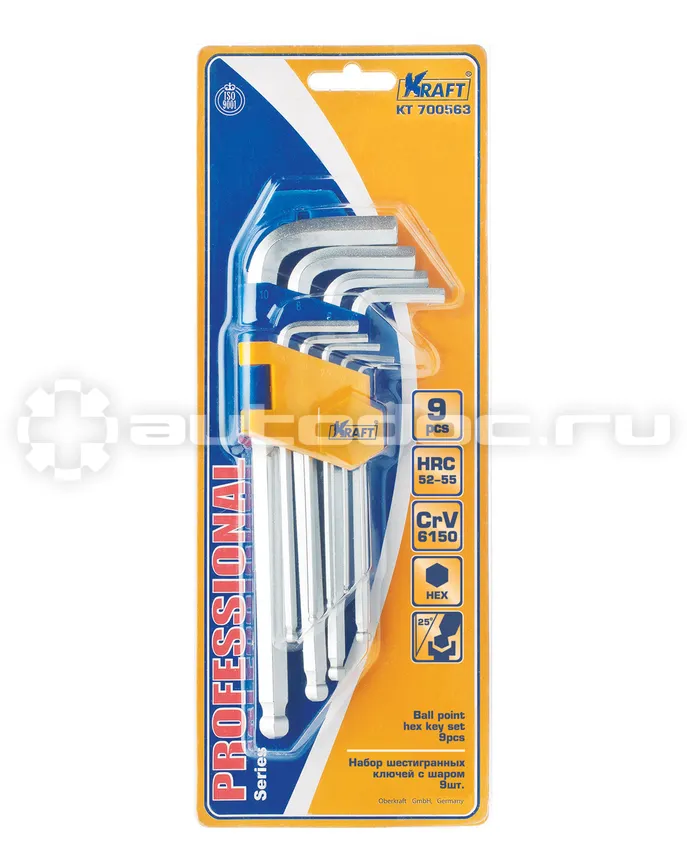 KRAFT KT-700563 Набор ключей шестигранных