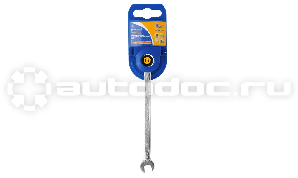 KRAFT KT-700732 Ключ комбинированный трещоточный