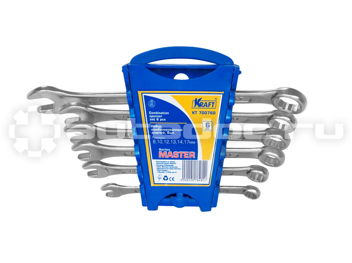 KRAFT KT-700760 Набор ключей комбинированных