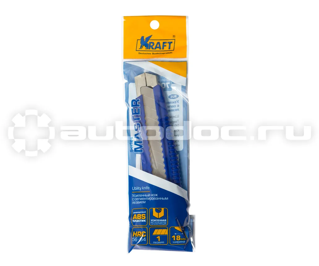 KRAFT Нож технический усиленный, 18 мм