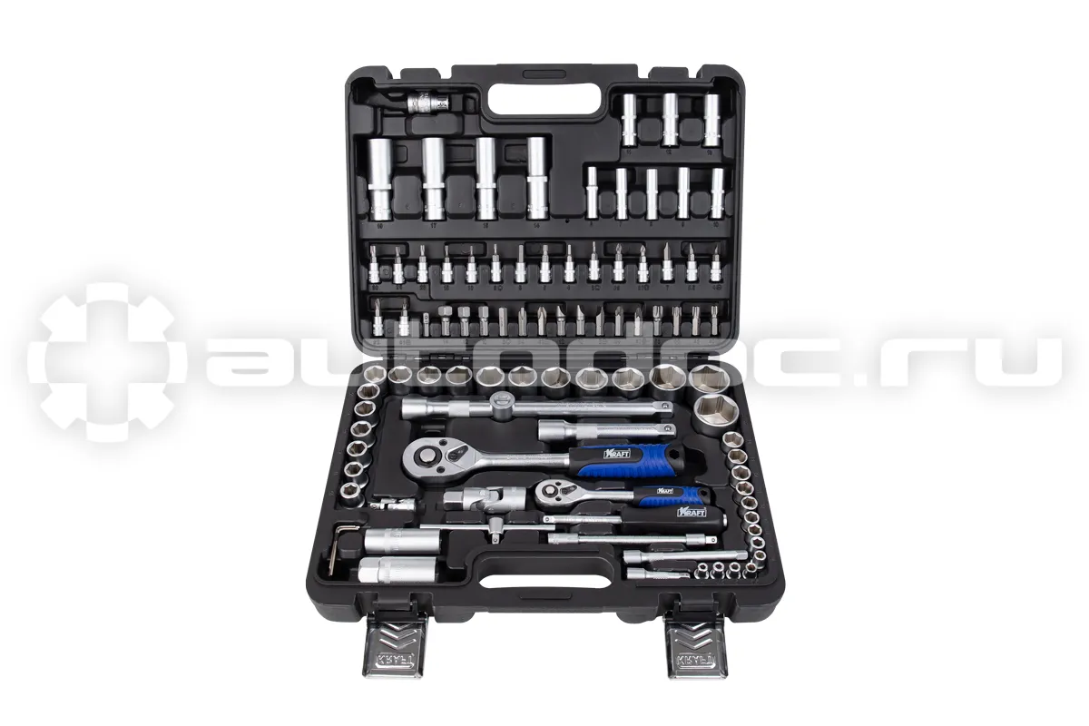KRAFT Набор инструмента 1/2"DR и 1/4"DR 94 предмета, Master