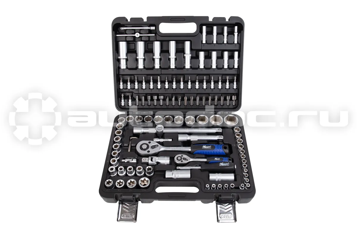 KRAFT Набор инструмента 1/2"DR и 1/4"DR 108 предметов, Master