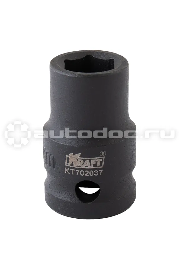 KRAFT Головка ударная 6-гранная 12 мм, 1 | 2"DR