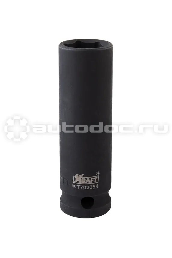 KRAFT Головка ударная 6-гранная удлиненная 16 мм, 1 | 2"DR
