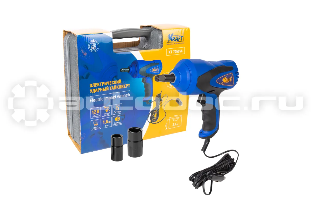 KRAFT Электрический ударный гайковерт 1 | 2" 380 Н. м.