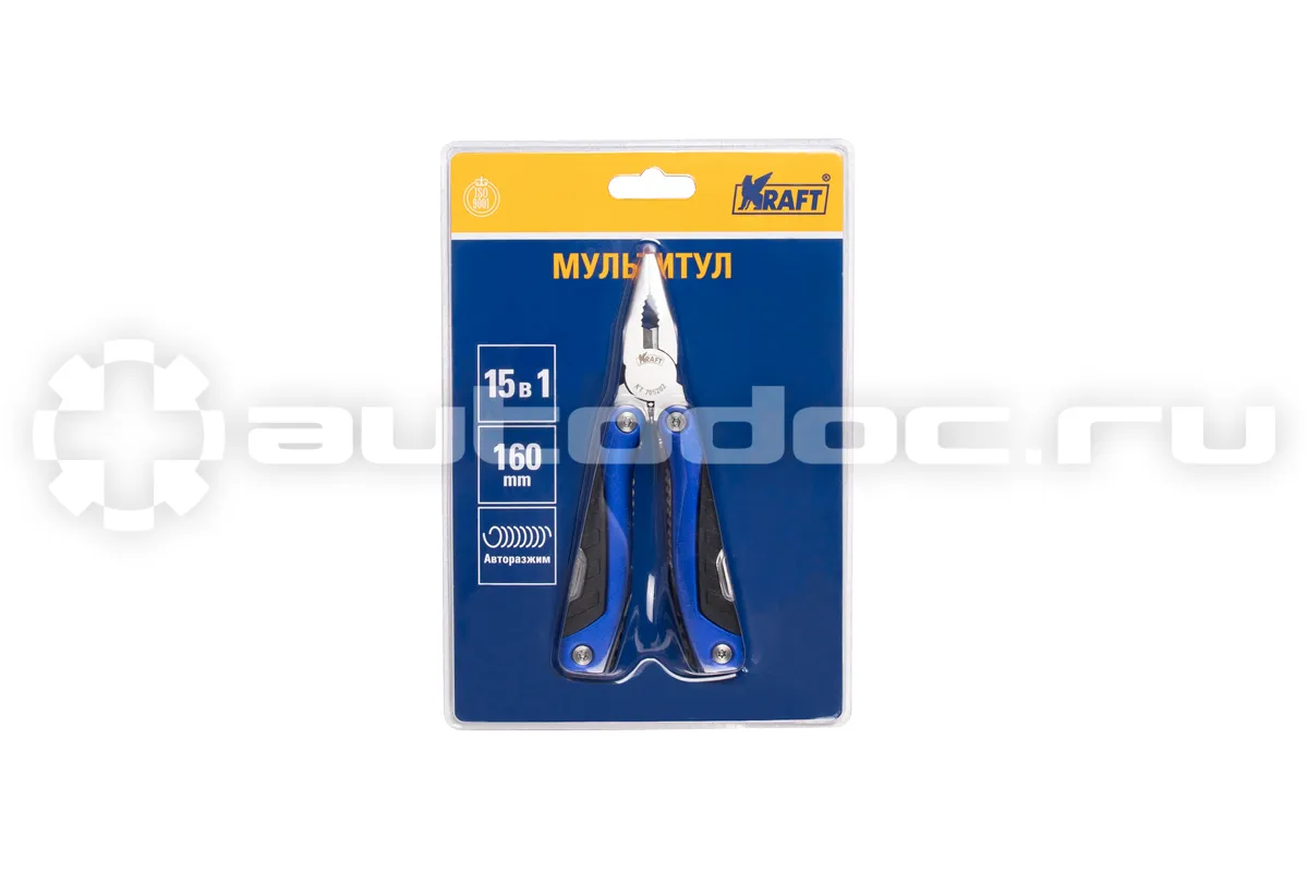 KRAFT Мультитул (15 функций)160мм