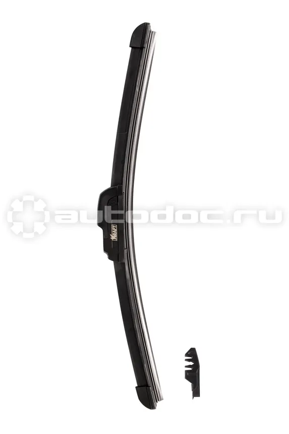 KRAFT Щетка стеклоочистителя бескаркасная 350mm (2 адаптора)