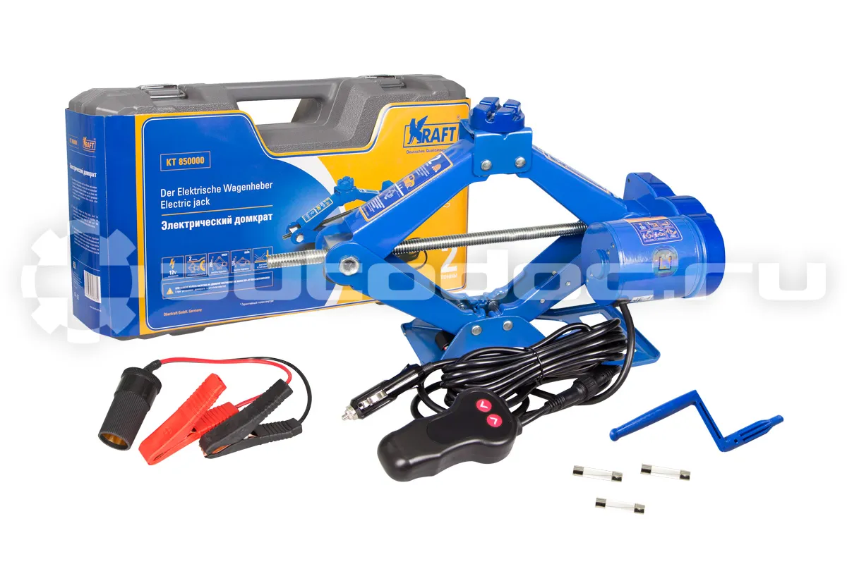 KRAFT KT850000 Домкрат электрический в кейсе