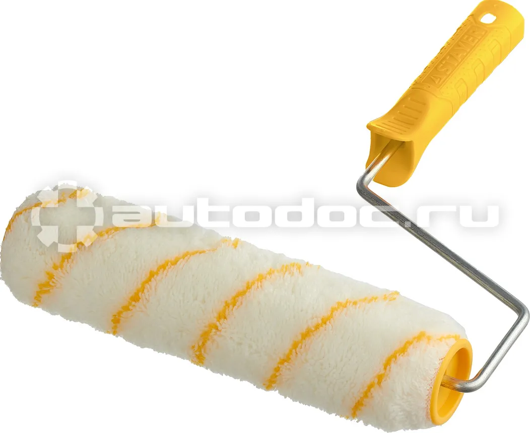 STAYER 0315-24_z01 Валик малярный GIRPAINT 40, 240 мм, d=40 мм, ворс 12 мм, ручка d=6 мм