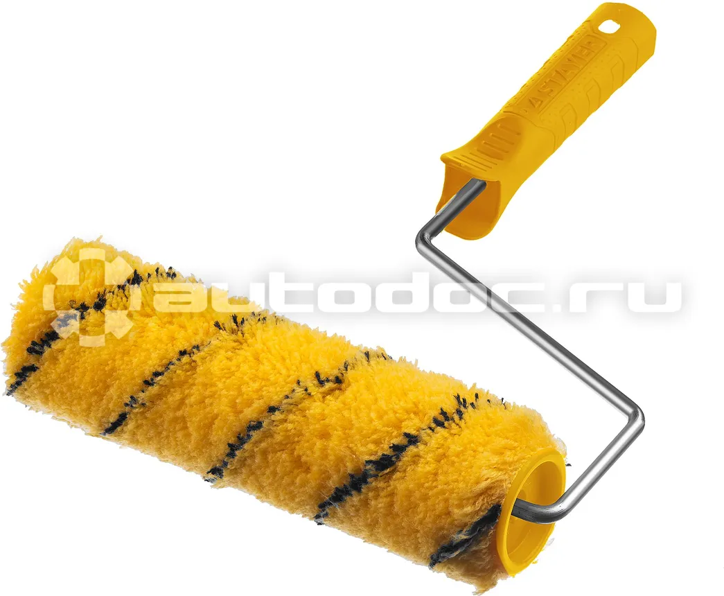 STAYER 03184-18_z02 Валик малярный DUALON 40, 180 мм, d=40 мм, ворс 12 мм, ручка d=6 мм