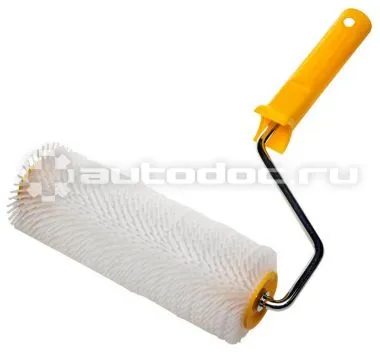 STAYER 03951-20 Валик игольчатый для наливных полов в сборе, пластмассовые иглы, бюгель 8мм, 75х200мм