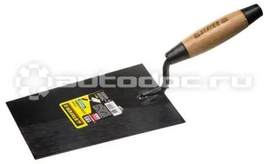 STAYER Кельма отделочника 185 мм деревянная ручка