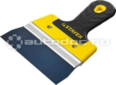 STAYER ProFlat фасадный шпатель анодированный 150 мм, 2к ручка