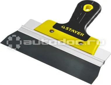 STAYER ProFlat фасадный шпатель анодированный 200 мм, 2к ручка