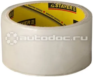 STAYER Лента клейкая Master 1204-50, прозрачная, 48мм х 60м