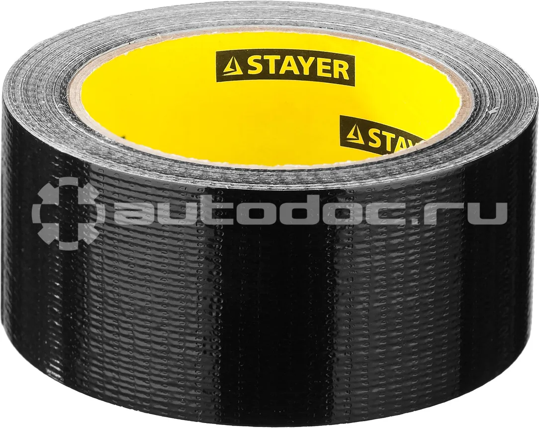 STAYER Лента армированная Professional 12086-50-25, универсальная, влагостойкая, 48мм х 25м, черная