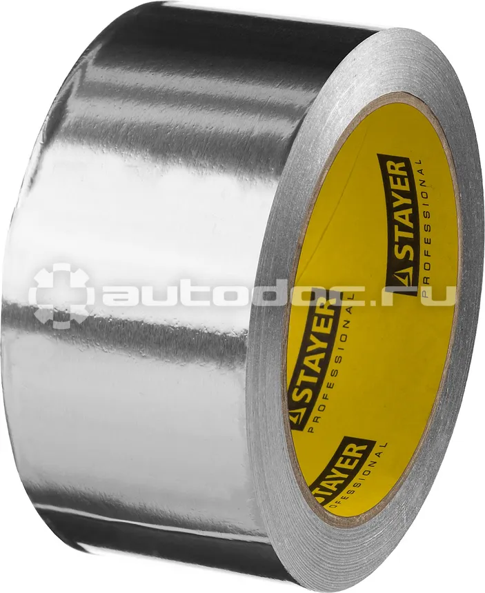 STAYER Лента алюминиевая Professional 12268-50-25, до 120°С, 50мкм, 50мм х 25м