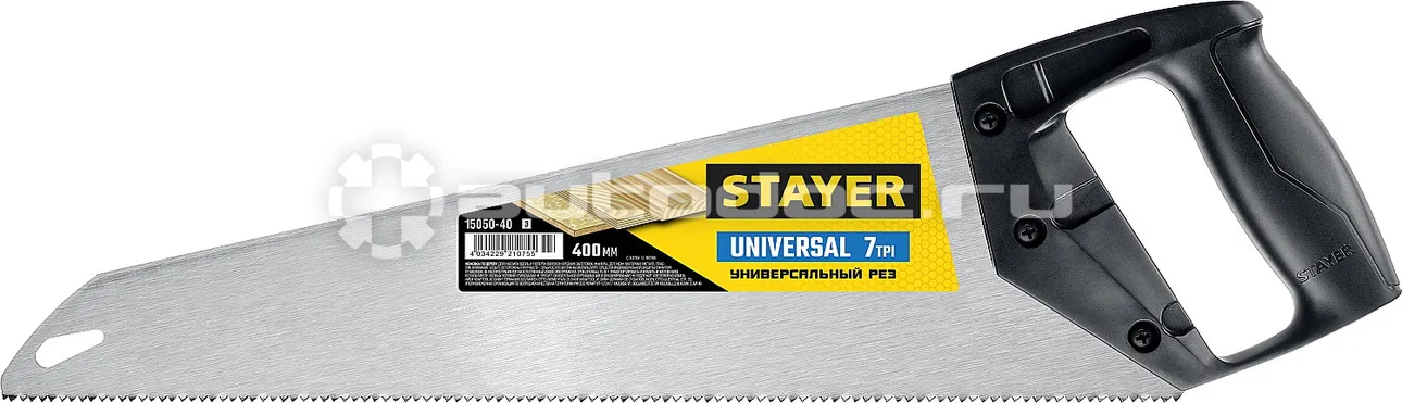 STAYER 15050-40_z03 Ножовка универсальная "Universal",400мм