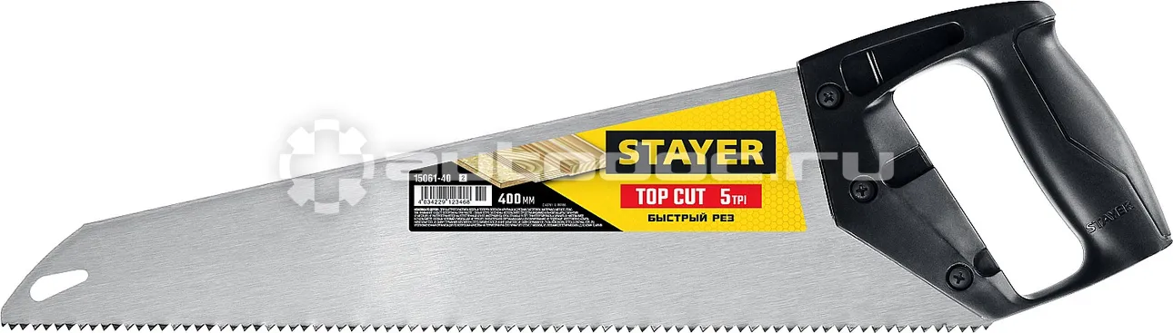 STAYER 15061-40_z02 Ножовка ударопрочная "TopCut" 400 мм