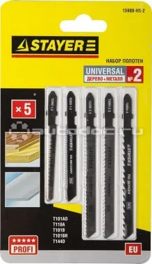 STAYER 15980-H5-2 Пилки для лобзика