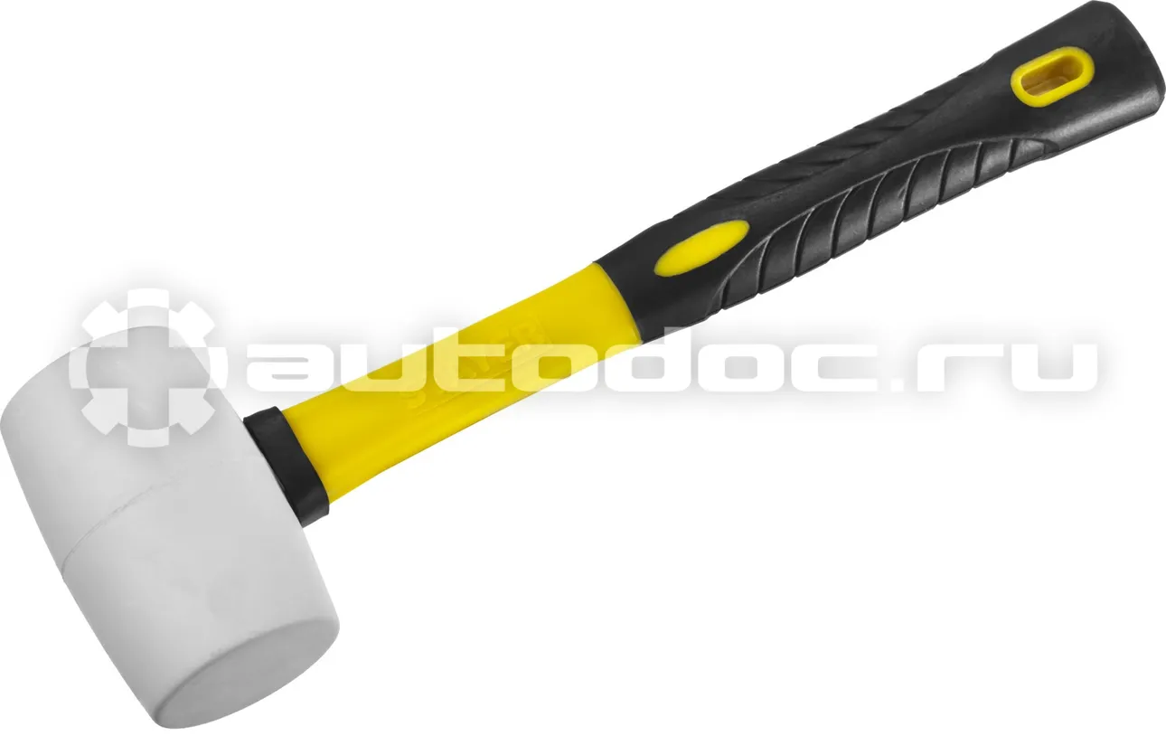 STAYER Киянка "PROFI" резиновая БЕЛАЯ, с фиберглассовой ручкой, 230г