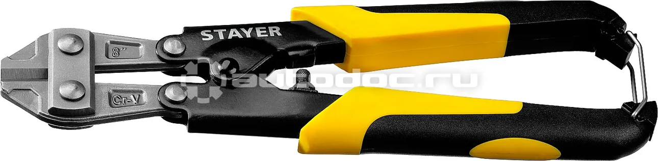 STAYER Болторез Hercules Forge, компактный, Cr-V, max d=5  |  HRC40 d=2, 200 мм