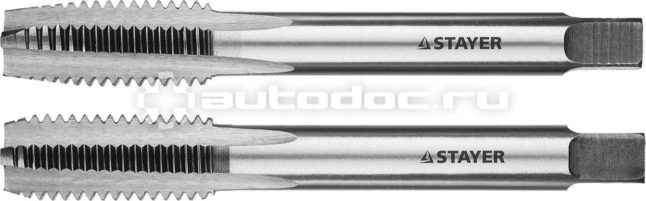STAYER Комплект метчиков, M12х1.5, 2 шт