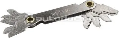 STAYER 28041 Шаблон для определения шага метрической резьбы