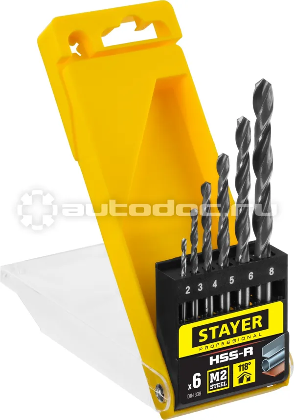 STAYER 29602-H6_z01 Набор сверл