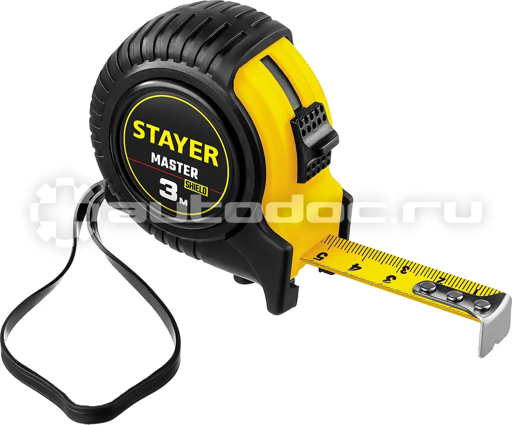STAYER Master 3м  |  16мм рулетка в ударостойком обрезиненном корпусе