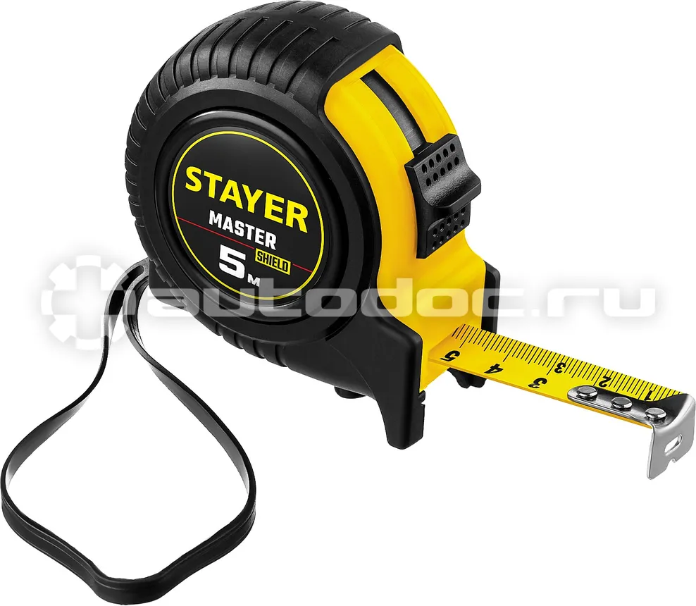 STAYER Master 5м  |  19мм рулетка в ударостойком обрезиненном корпусе