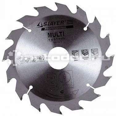 STAYER 3680-156-16 Диск пильный