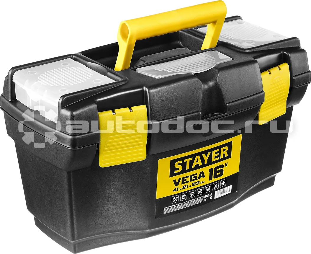 STAYER Ящик для инструмента VEGA-16 пластиковый