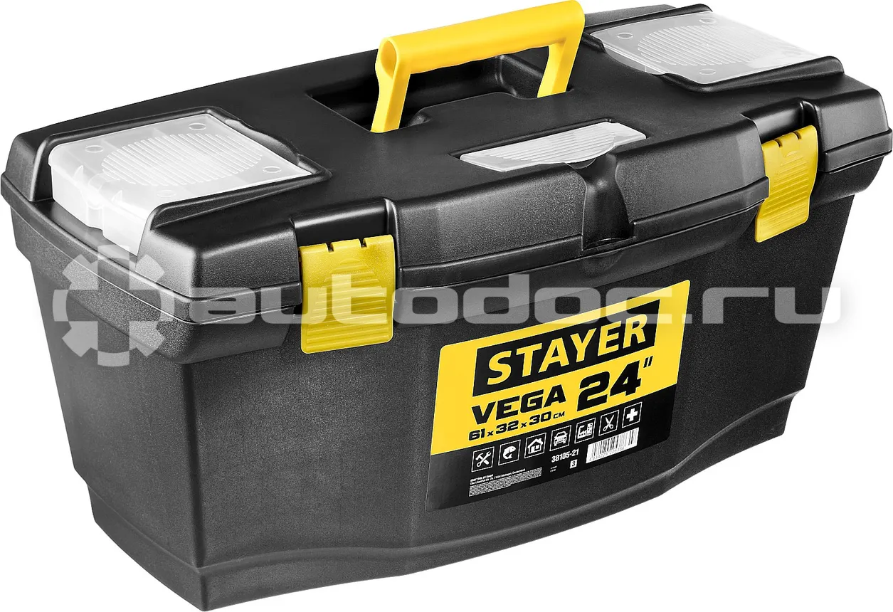 STAYER Ящик для инструмента VEGA-24 пластиковый