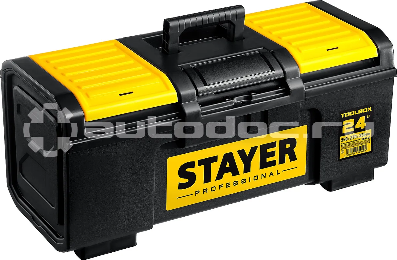 STAYER Ящик для инструмента TOOLBOX-24 пластиковый, Professional