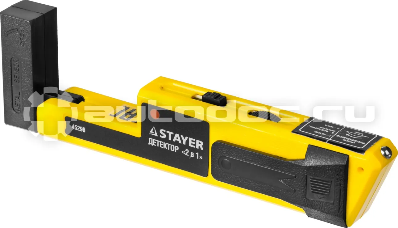 STAYER Металлодетектор "STANDARD" "TOPElectro" многофункциональный, 2в1