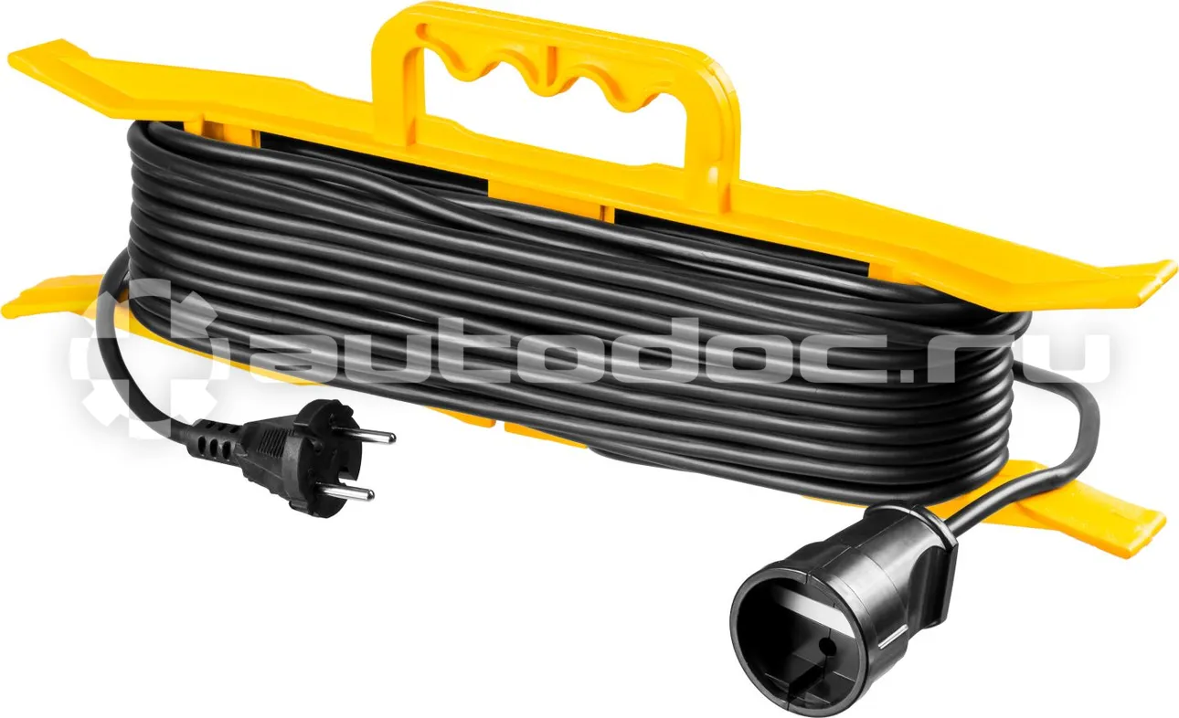 STAYER 55018-20_z01 Удлинитель на рамке "MF 207", 20 м, 2200 Вт, 1 гнездо, ПВС 2х0,75 мм2