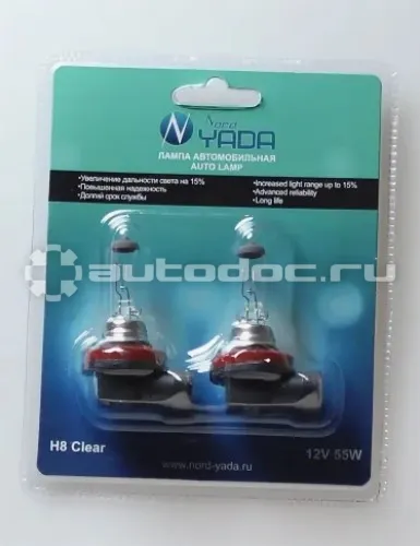 NORD YADA Лампы галогеновые H8