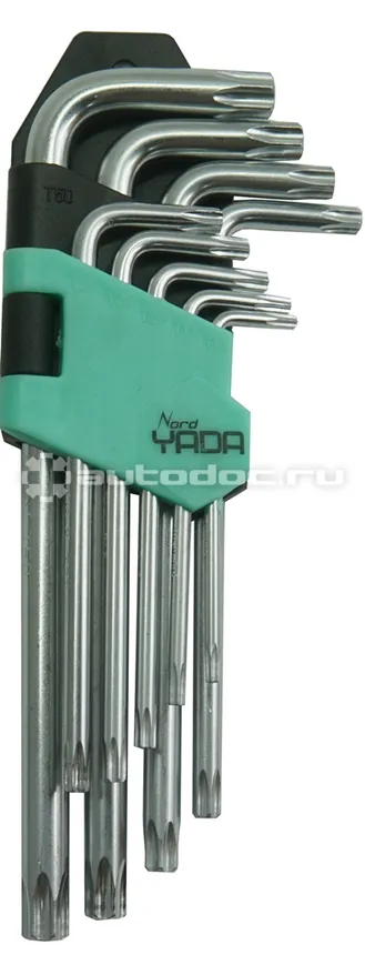 NORD YADA 907658 Набор Г-образных ключей TORX