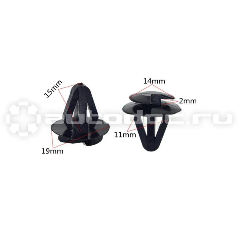 NORD YADA Клипса крепежная для а/м Mazda, Toyota обшивки двери 9927-40-822