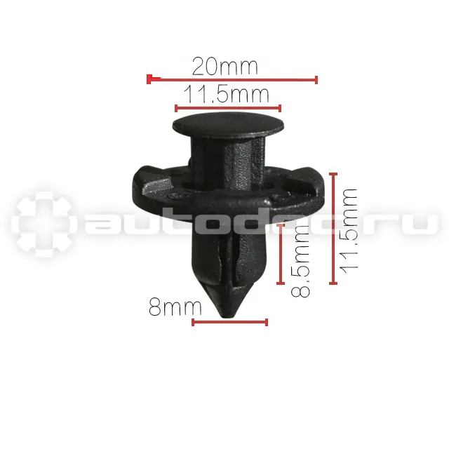 NORD YADA Клипса крепежная для а/м Nissan бампера 01553-09321, 
MR328954