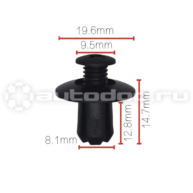 NORD YADA Клипса крепежная для а/м Hyundai, Kia бампера 0G032-50037-A
