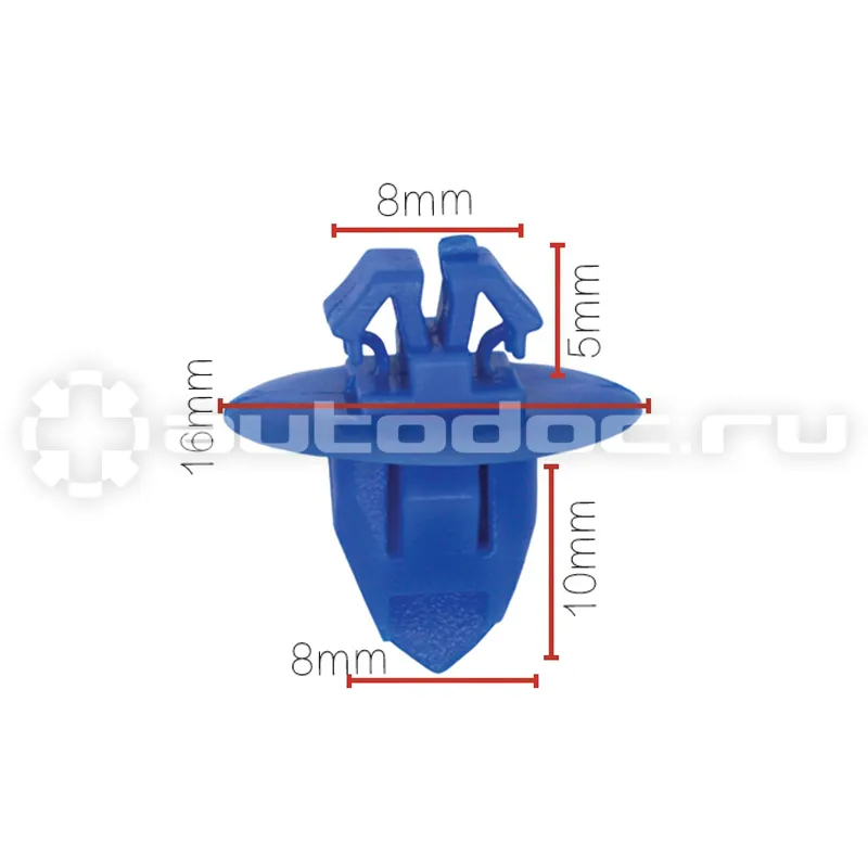 NORD YADA Клипса крепежная для а/м Toyota молдинга 75495-35010