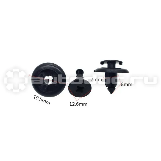NORD YADA Клипса крепежная для а/м Toyota обшивки двери 90467-07121-B2
