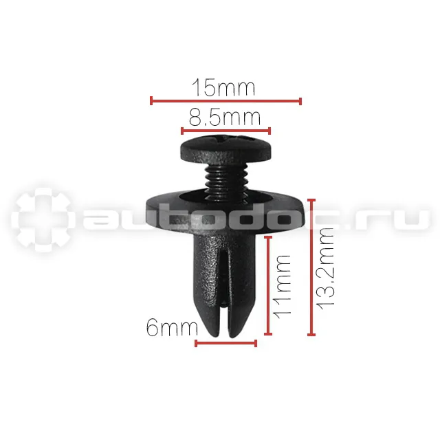 NORD YADA Клипса крепежная для а/м Honda бампера 91502-SZ5-003