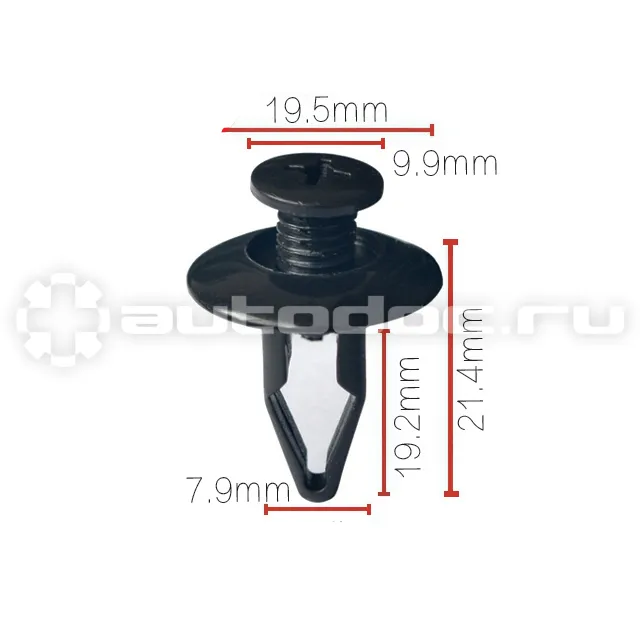 NORD YADA Клипса крепежная для а/м Ford бампера W706713-S300