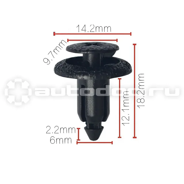 NORD YADA Клипса крепежная для а/м Toyota обшивки двери, отделки 90467-06133-C0